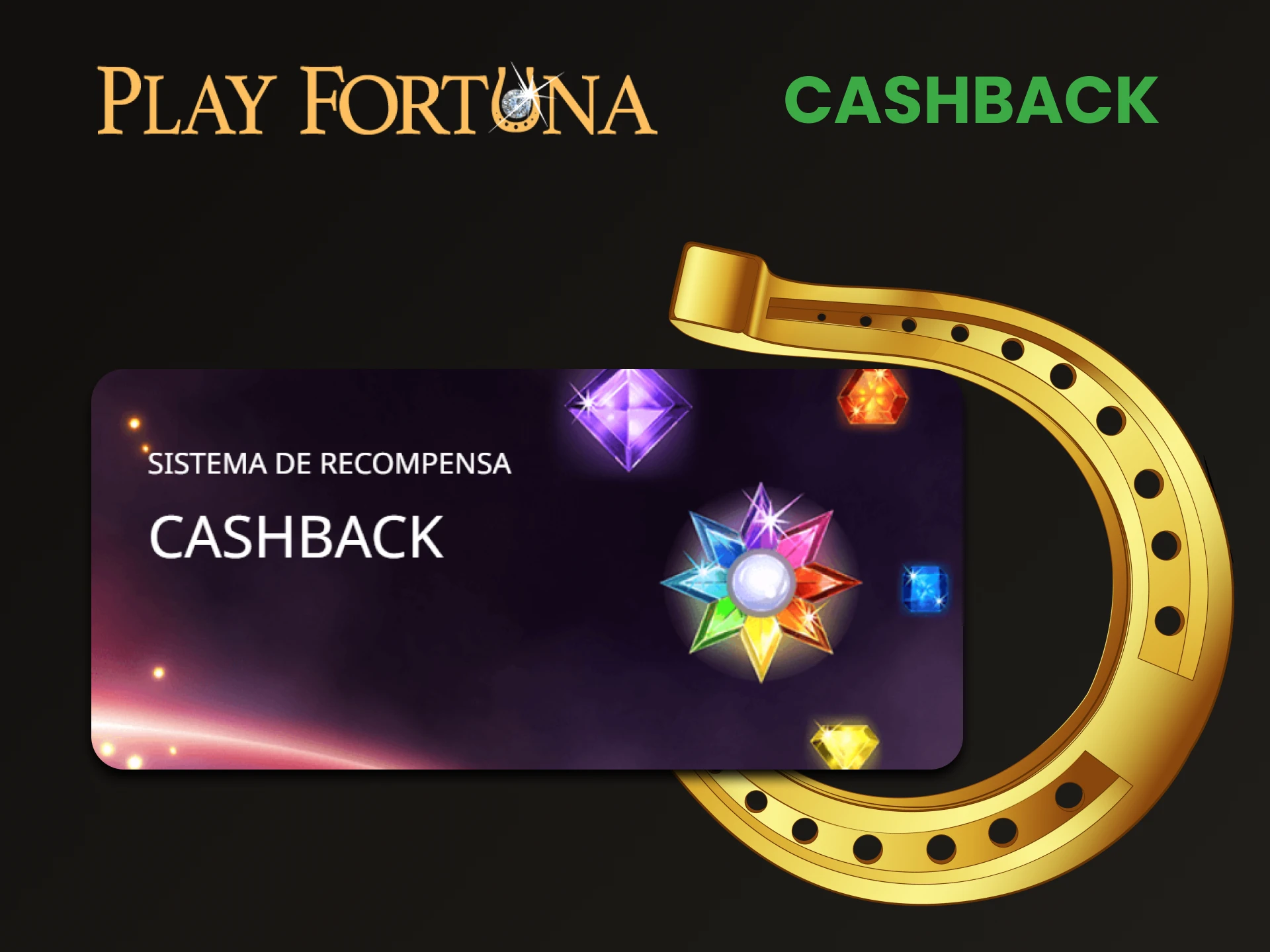 O Play Fortuna oferece um bônus na forma de cashback.