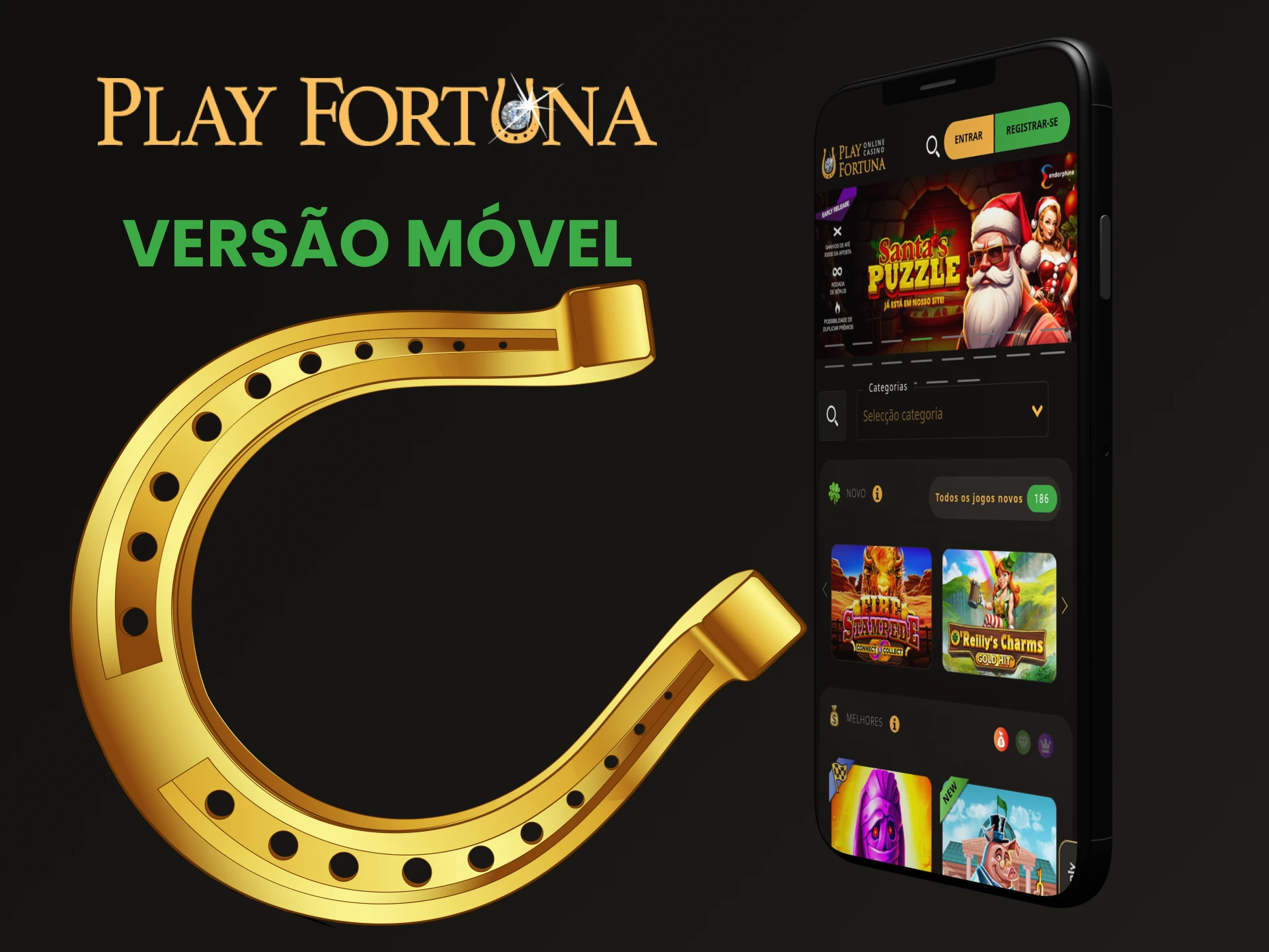 Visite a página móvel do site Play Fortuna.