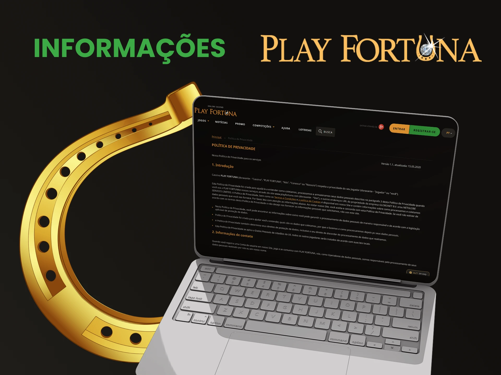 Forneceremos informações importantes para o site Play Fortuna.