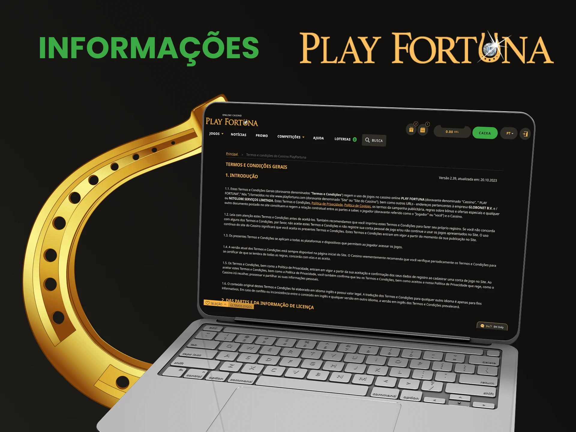 Forneceremos informações sobre o site Play Fortuna.