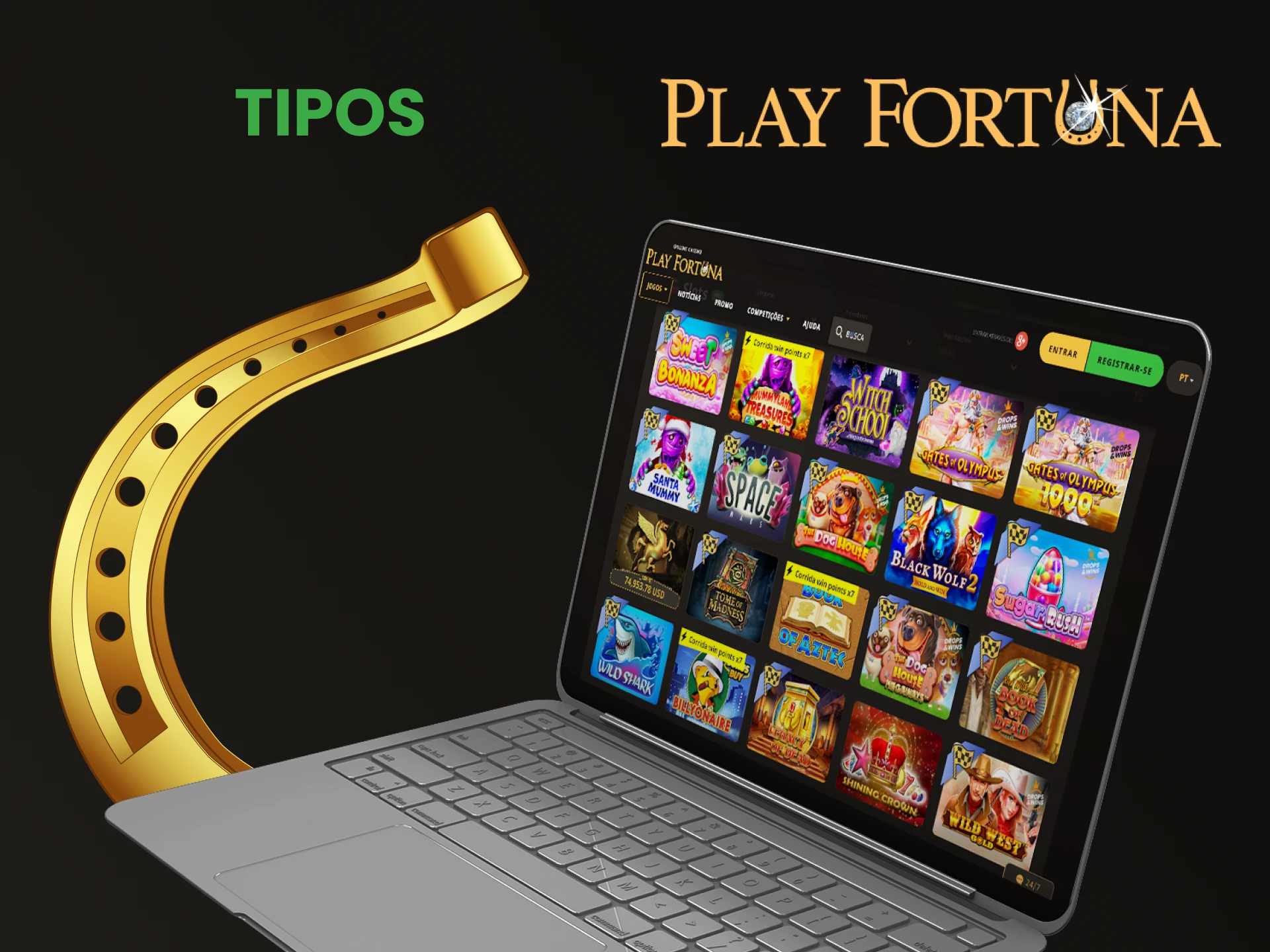 Diremos quais tipos de slots estão disponíveis no Play Fortuna.