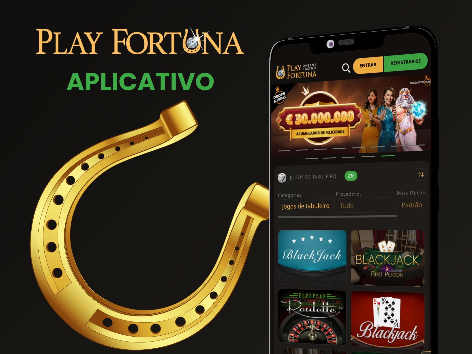 Baixe o aplicativo Play Fortuna e jogue jogos de tabuleiro.