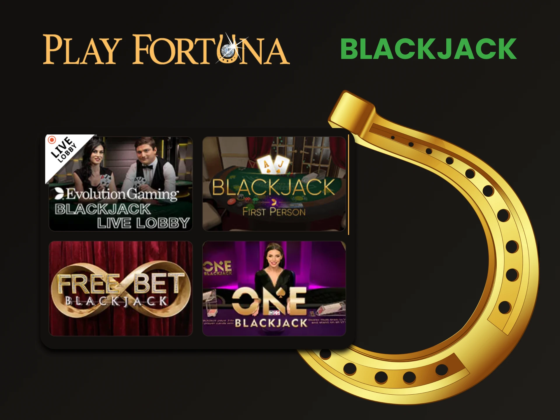 Jogue Blackjack no site Play Fortuna.
