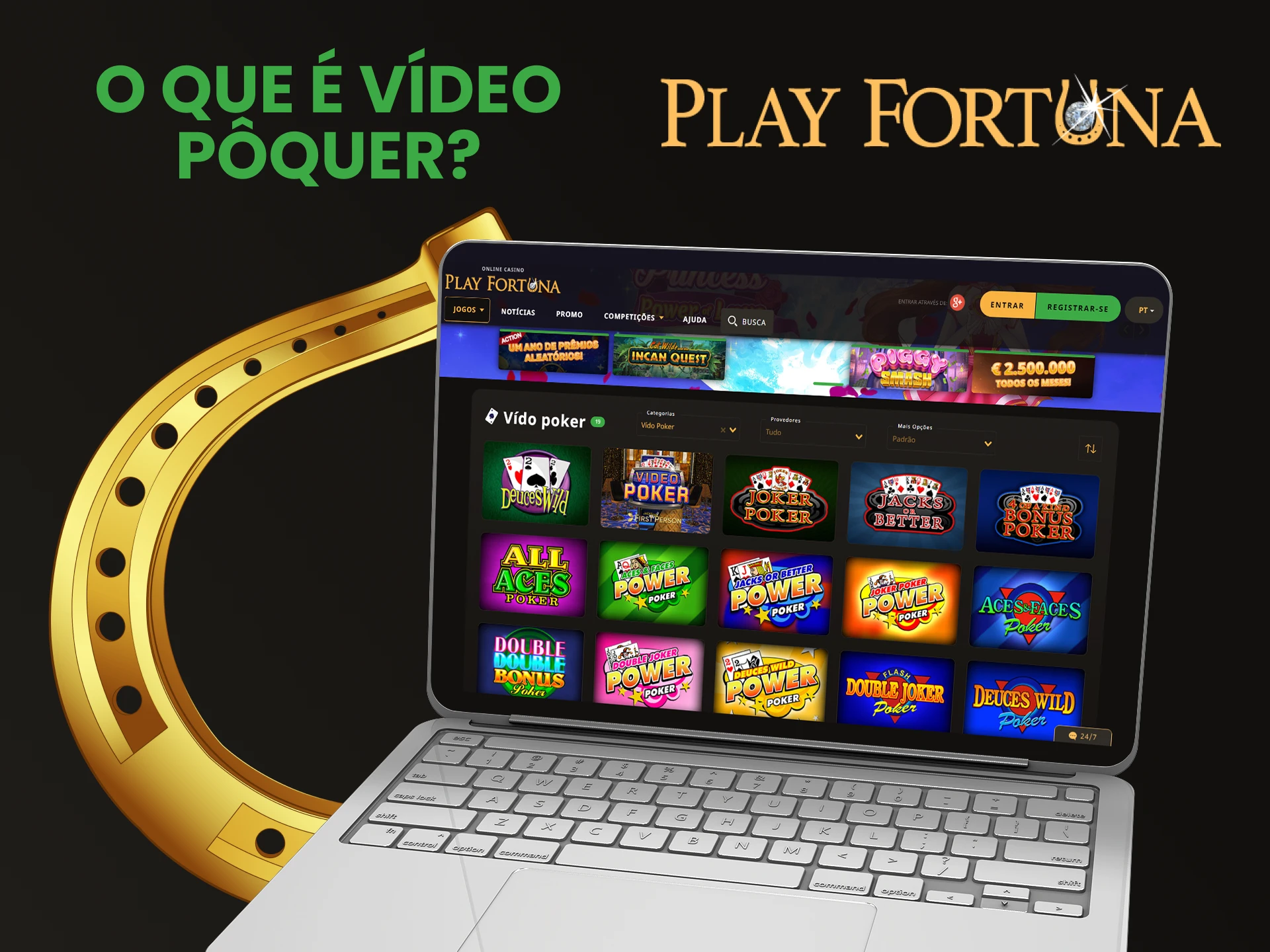 Diremos a você o que é vídeo pôquer no Play Fortuna.