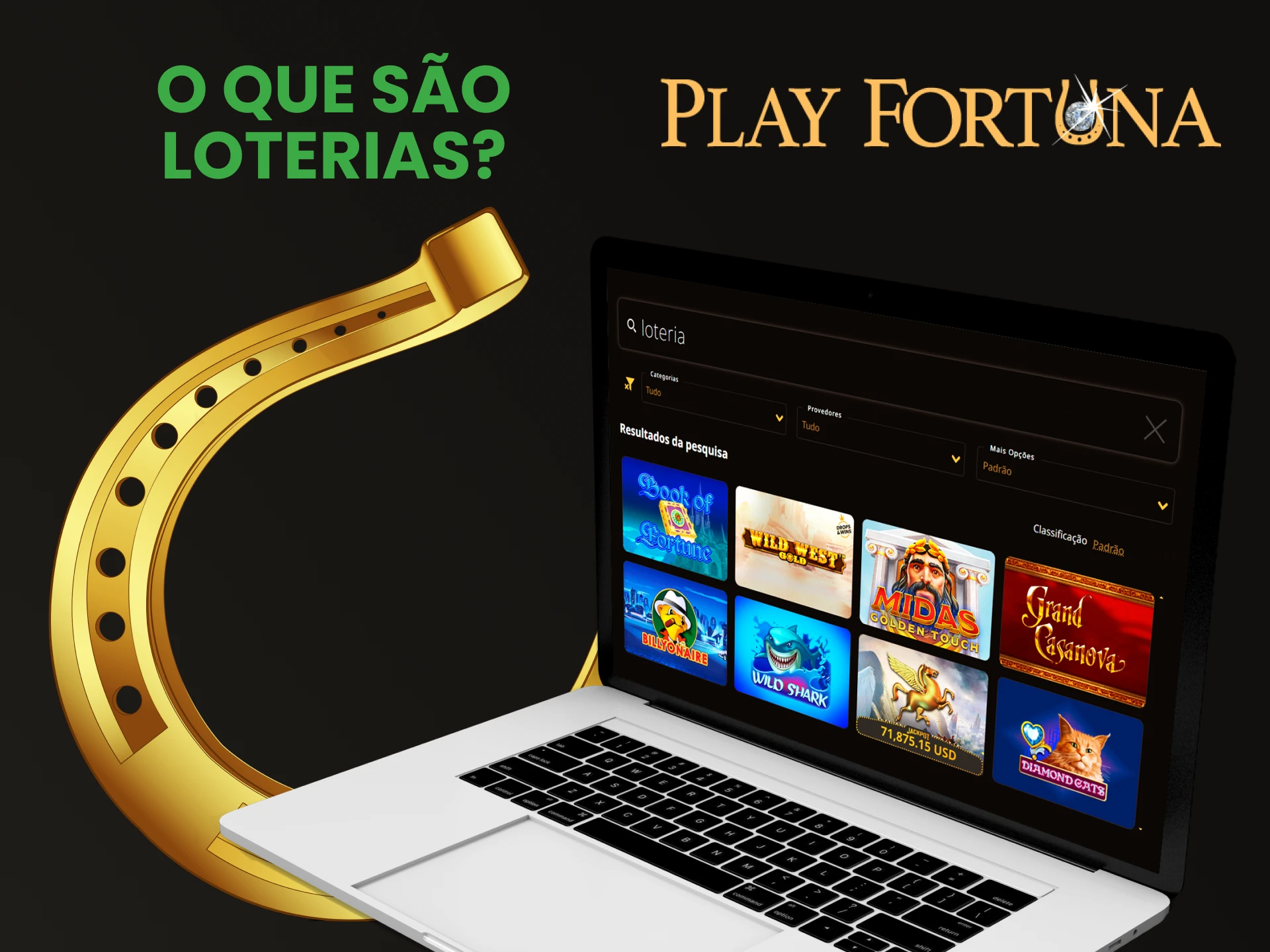 Diremos a você quais são os jogos de loteria no Play Fortuna.