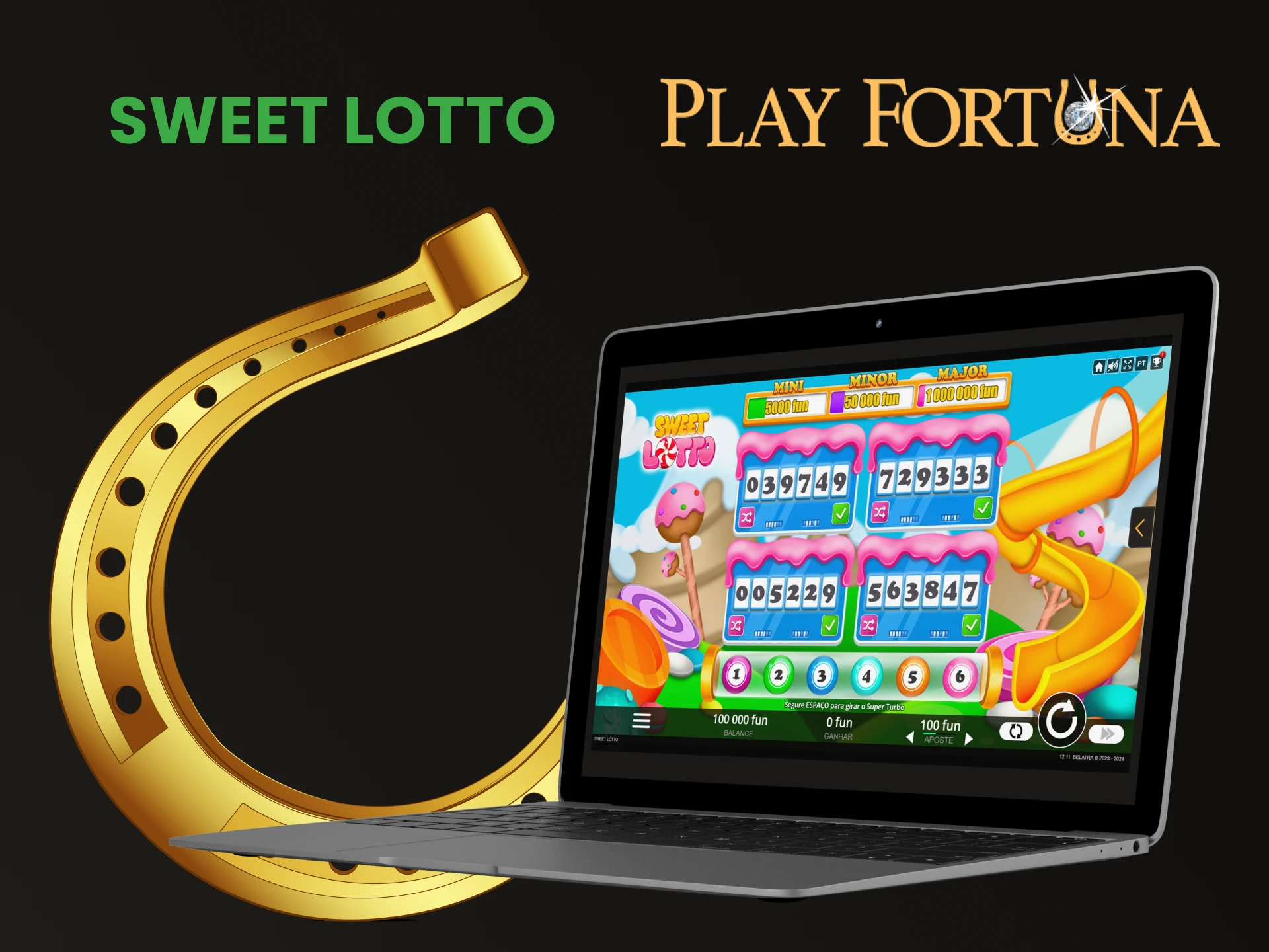 Jogue Sweet Lotto na seção de loteria do Play Fortuna.